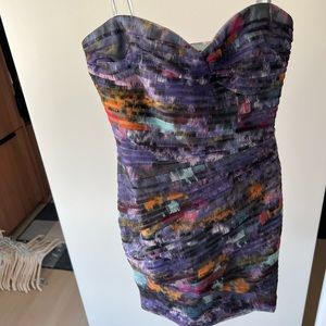BCBG Max Floral Short Dress